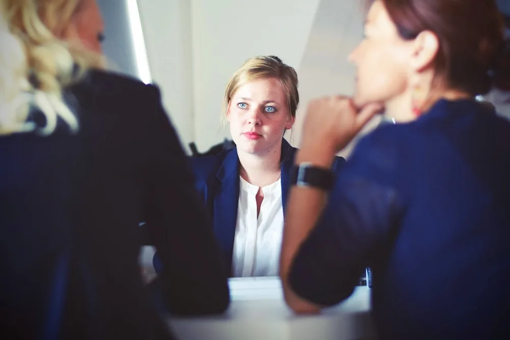 professional service business working at a table