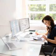 Independent Bookkeeper Working